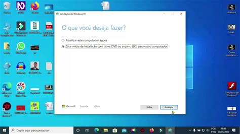 criar mídia Windows 10 Home Single Language 